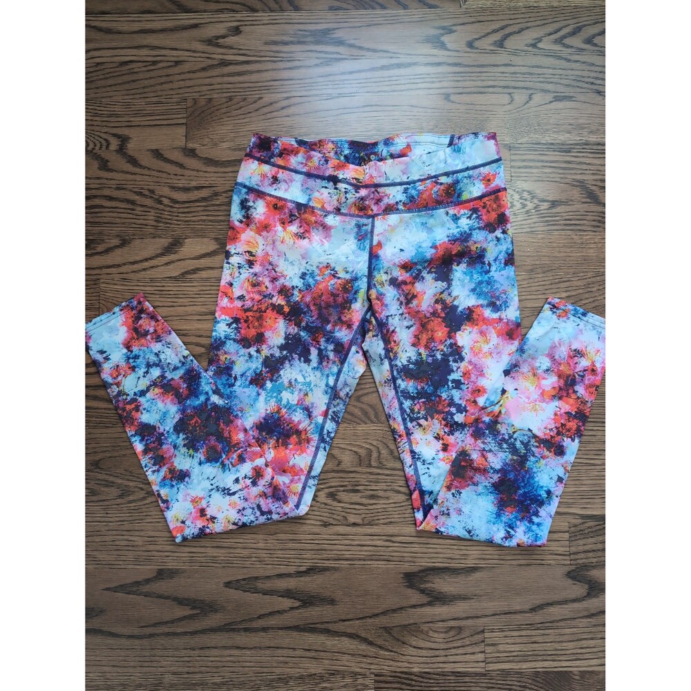 Athleta Floral Colorful Leggings -medium